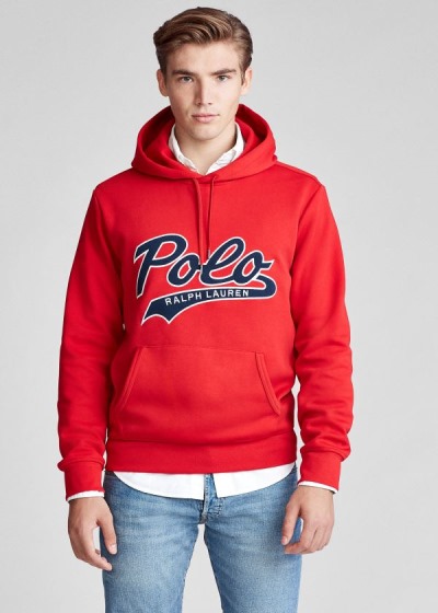 Polo Ralph Lauren Double-Knit Logo Hættetrøje Herre Danmark (QBJIT1726)